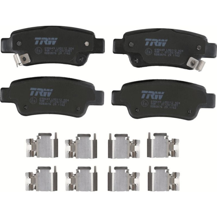 TRW GDB3576 Bremsbelagsatz, Scheibenbremse