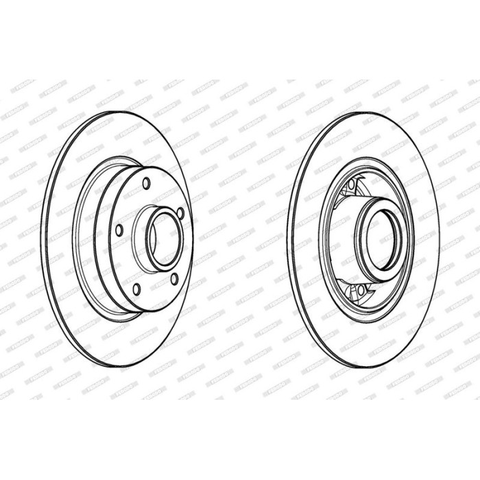 Ferodo DDF1732-1 Bremsscheibe PREMIER Ferodo DDF1732-1 Bremsscheibe PREMIER