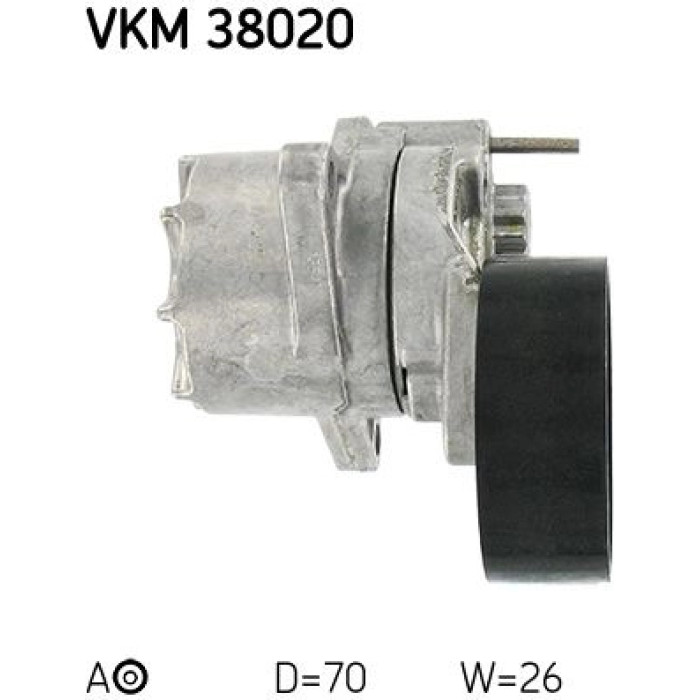 SKF VKM 38020 Spannrolle, Keilrippenriemen SKF VKM 38020 Spannrolle, Keilrippenriemen