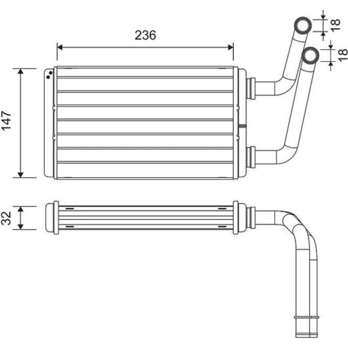 Valeo 811528 Wärmetauscher, Innenraumheizung Valeo 811528 Wärmetauscher, Innenraumheizung