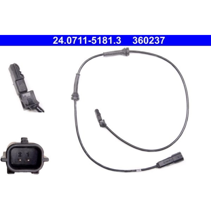 ATE 24.0711-5181.3 Sensor, Raddrehzahl ATE 24.0711-5181.3 Sensor, Raddrehzahl