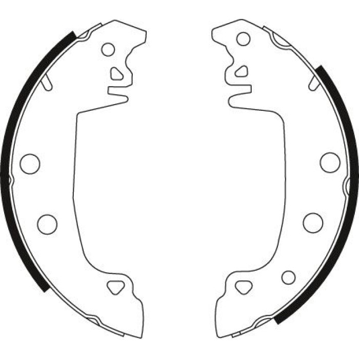 TRW GS8317 Bremsbackensatz TRW GS8317 Bremsbackensatz