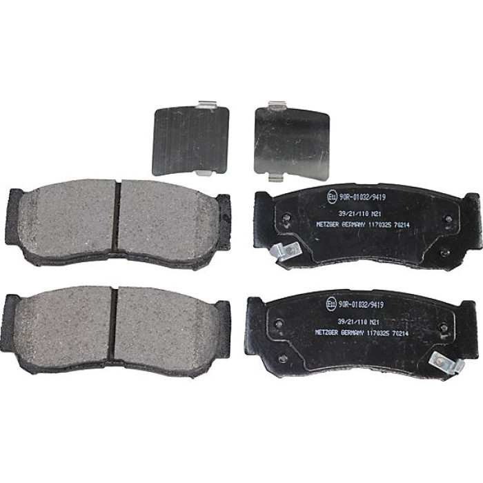 Metzger 1170325 Bremsbelagsatz, Scheibenbremse Metzger 1170325 Bremsbelagsatz, Scheibenbremse