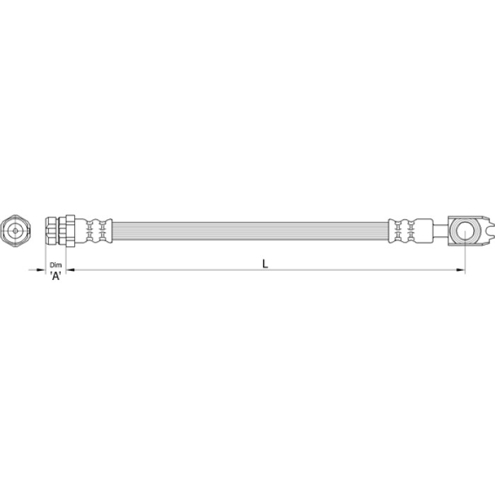 Metzger 4110441 Bremsschlauch Metzger 4110441 Bremsschlauch