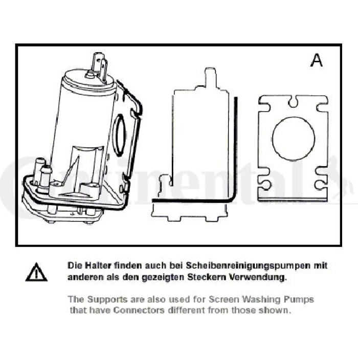 Waschwasserpumpe, Scheibenreinigung 246-075-010-001Z