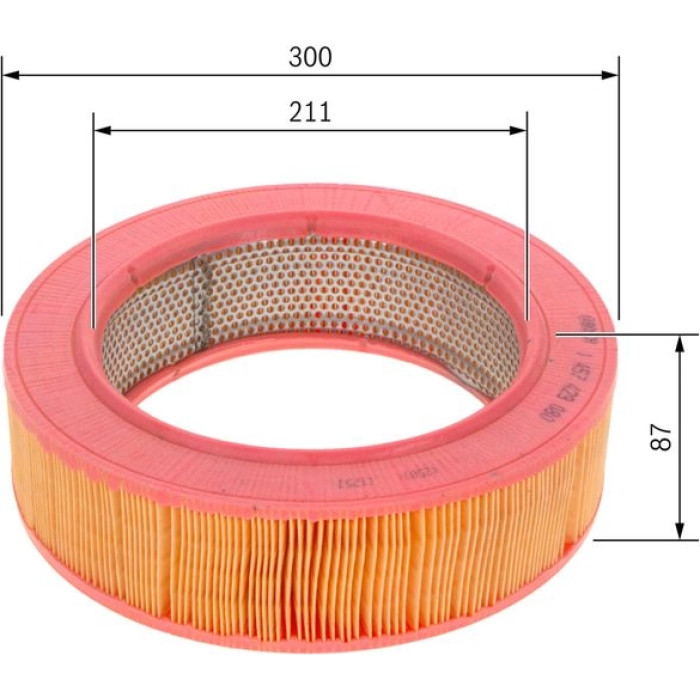 BOSCH 1 457 429 080 Luftfilter BOSCH 1 457 429 080 Luftfilter