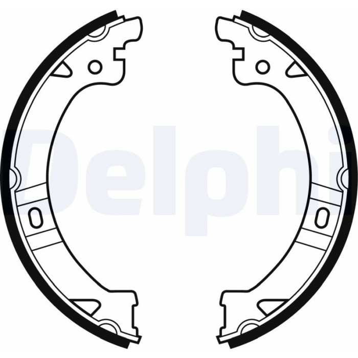 Delphi LS1977 Bremsbackensatz, Feststellbremse Delphi LS1977 Bremsbackensatz, Feststellbremse