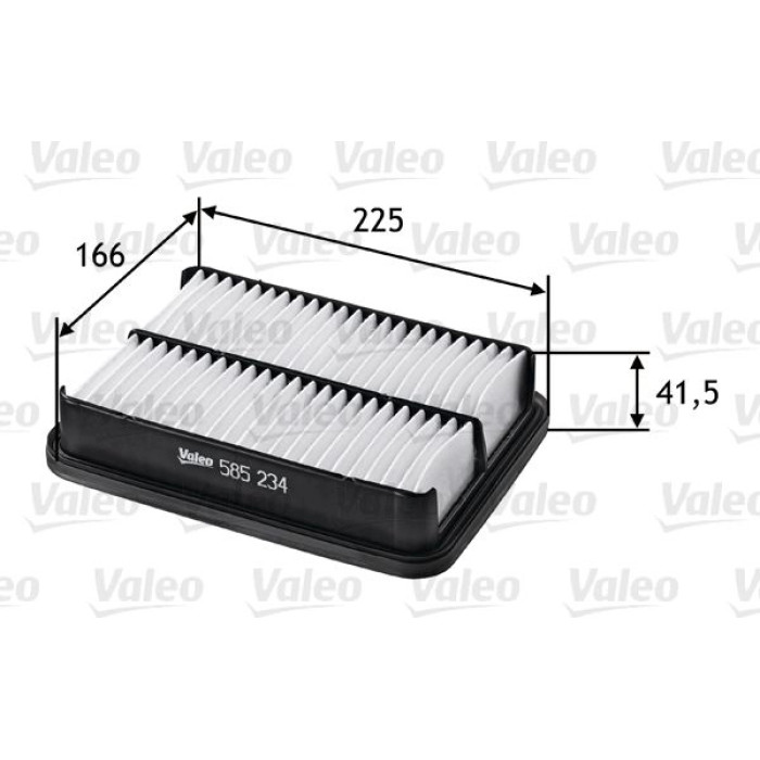 Valeo 585234 Luftfilter Valeo 585234 Luftfilter