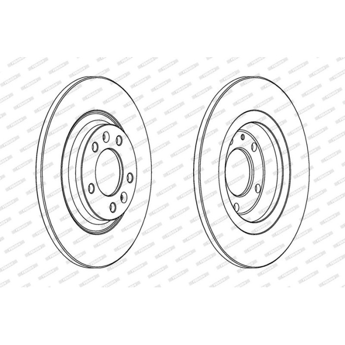 Ferodo DDF1275C Bremsscheibe PREMIER Coat+ disc