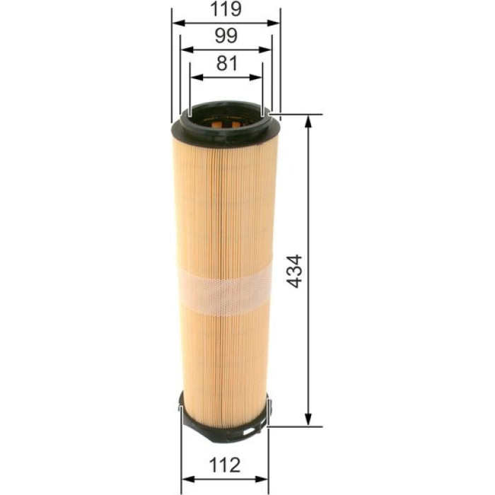 BOSCH 1 457 433 334 Luftfilter