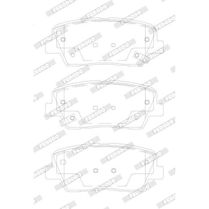 Ferodo FDB5152 Bremsbelagsatz, Scheibenbremse PREMIER ECO FRICTION Ferodo FDB5152 Bremsbelagsatz, Scheibenbremse PREMIER ECO FRICTION
