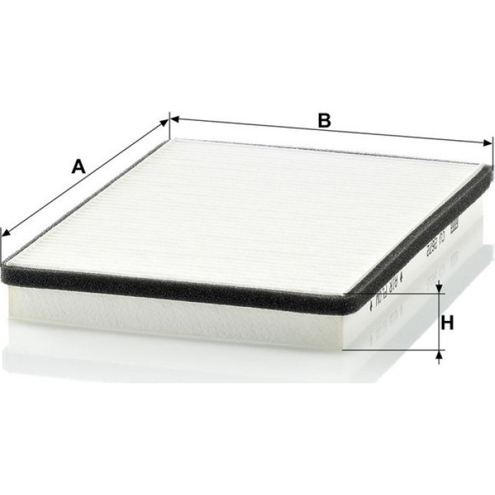 MANN-FILTER CU 2672 Innenraumfilter, Partikelfilter MANN-FILTER CU 2672 Innenraumfilter, Partikelfilter