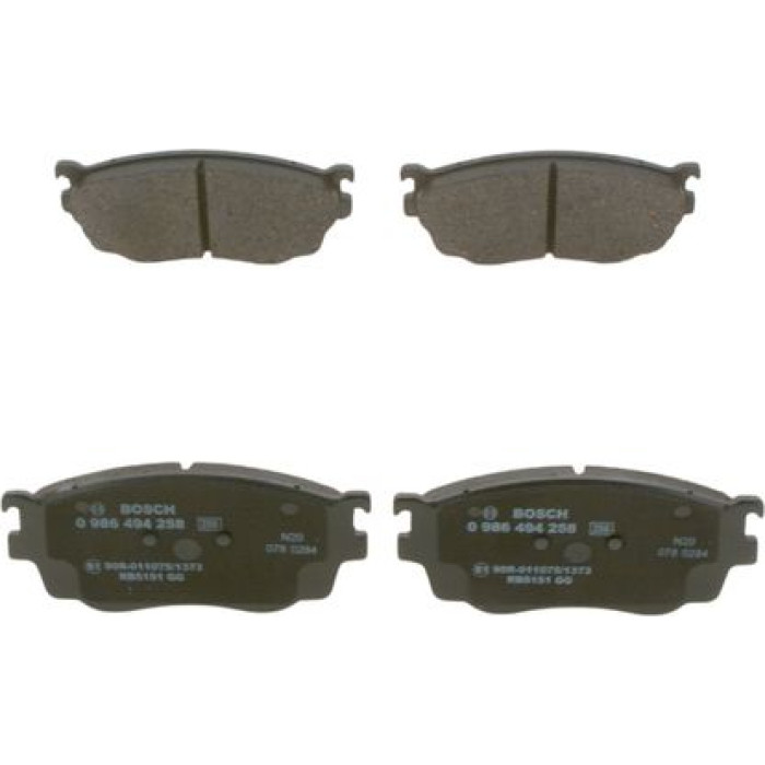 BOSCH 0 986 494 258 Bremsbelagsatz, Scheibenbremse BOSCH 0 986 494 258 Bremsbelagsatz, Scheibenbremse