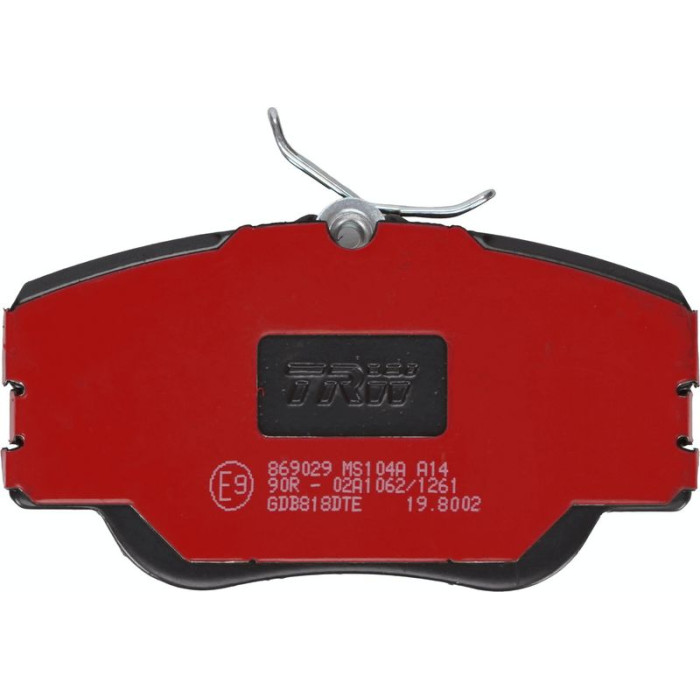TRW GDB818DTE Bremsbelagsatz, Scheibenbremse DTEC COTEC