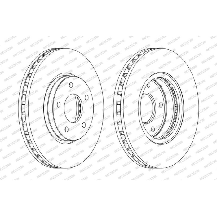 Ferodo DDF1069C Bremsscheibe PREMIER