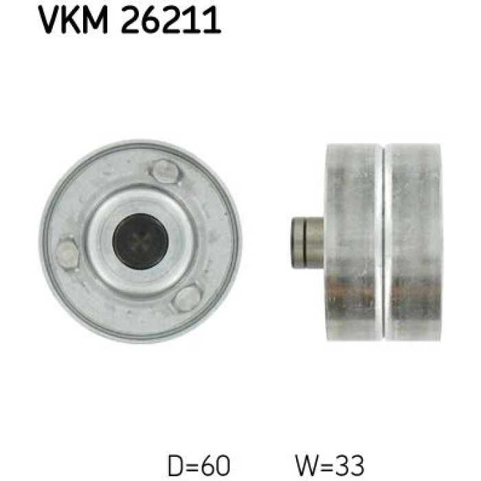 Umlenk-/Führungsrolle, Zahnriemen VKM 26211