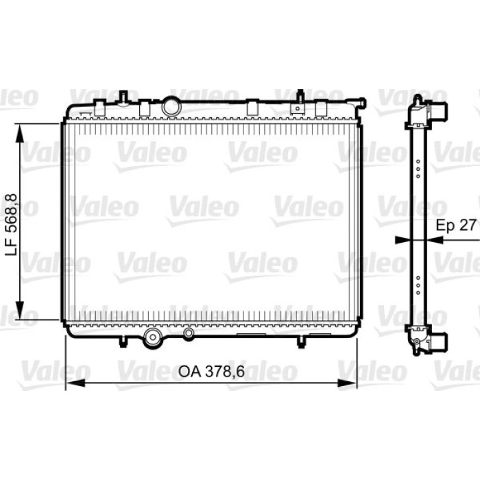 Valeo 735597 Kühler, Motorkühlung Valeo 735597 Kühler, Motorkühlung