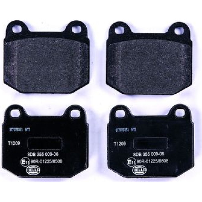 Hella 8DB 355 009-061 Bremsbelagsatz, Scheibenbremse Hella 8DB 355 009-061 Bremsbelagsatz, Scheibenbremse