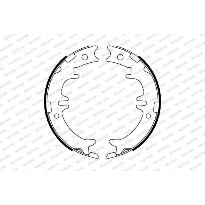 Ferodo FSB674 Bremsbackensatz, Feststellbremse PREMIER