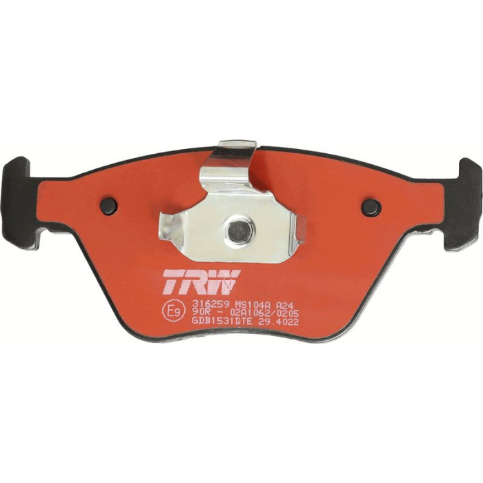 TRW GDB1531DTE Bremsbelagsatz, Scheibenbremse DTEC COTEC TRW GDB1531DTE Bremsbelagsatz, Scheibenbremse DTEC COTEC