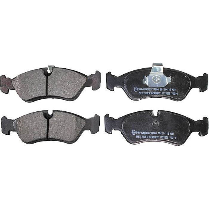 Metzger 1170235 Bremsbelagsatz, Scheibenbremse Metzger 1170235 Bremsbelagsatz, Scheibenbremse