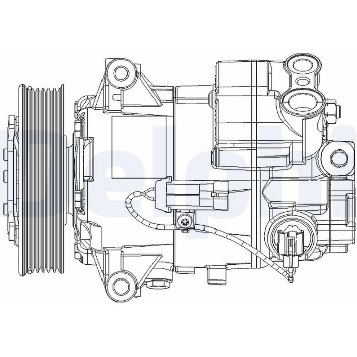 Delphi TSP0155947 Kompressor, Klimaanlage Delphi TSP0155947 Kompressor, Klimaanlage
