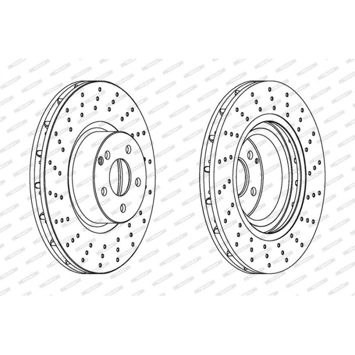 Ferodo DDF1248C-1 Bremsscheibe PREMIER Coat+ disc Ferodo DDF1248C-1 Bremsscheibe PREMIER Coat+ disc
