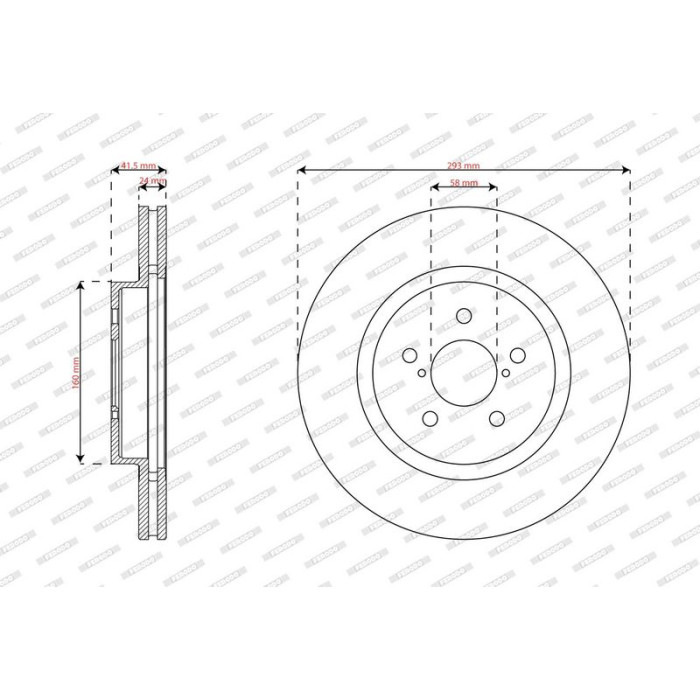 Ferodo DDF2863C Bremsscheibe PREMIER
