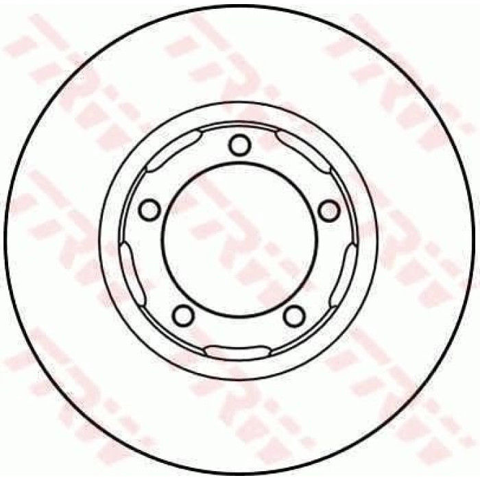 TRW DF2609 Bremsscheibe