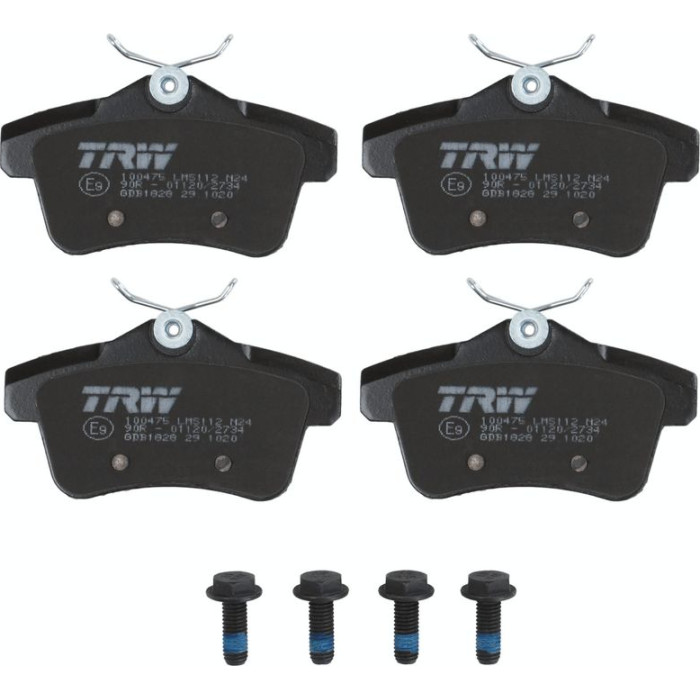 TRW GDB1828 Bremsbelagsatz, Scheibenbremse COTEC