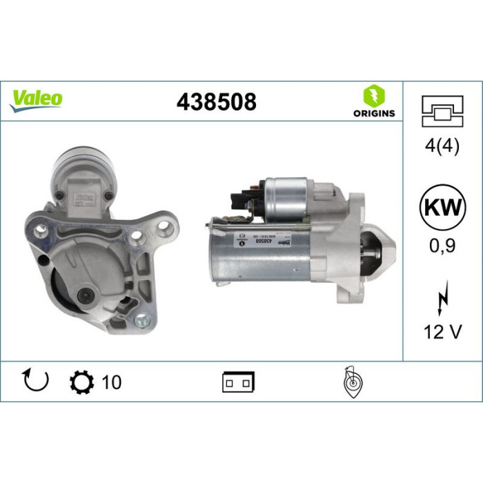 Valeo 438508 Starter ORIGINS Valeo 438508 Starter ORIGINS