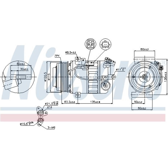 Nissens 89392 Kompressor, Klimaanlage FIRST FIT Nissens 89392 Kompressor, Klimaanlage FIRST FIT
