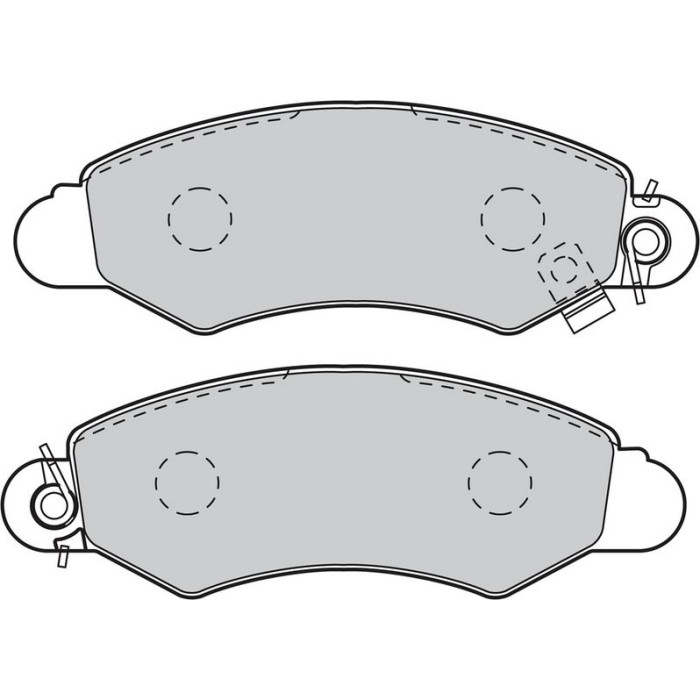 Valeo 598991 Bremsbelagsatz, Scheibenbremse Valeo 598991 Bremsbelagsatz, Scheibenbremse