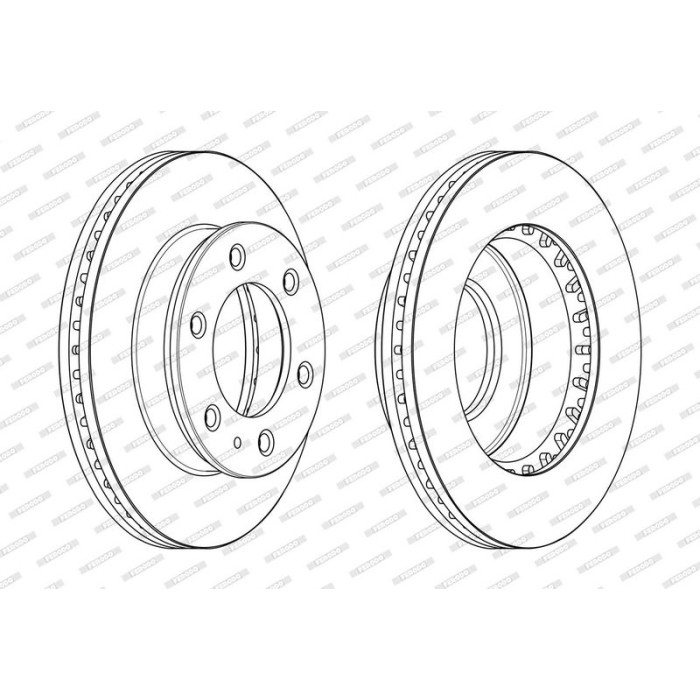Ferodo DDF2459C Bremsscheibe PREMIER