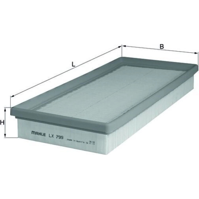 Knecht LX 799 Luftfilter Knecht LX 799 Luftfilter