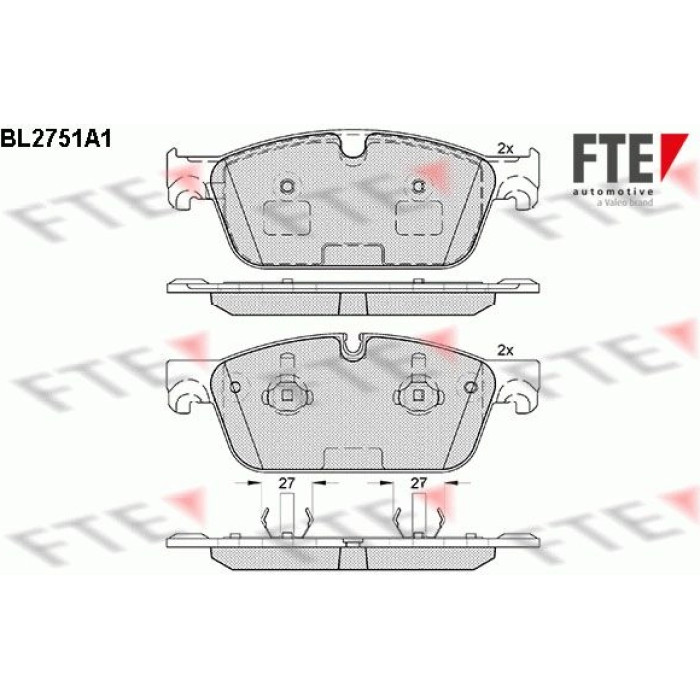 FTE 9010959 Bremsbelagsatz, Scheibenbremse FTE 9010959 Bremsbelagsatz, Scheibenbremse
