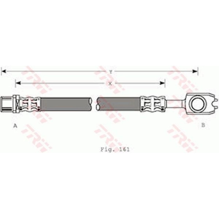 TRW PHD350 Bremsschlauch
