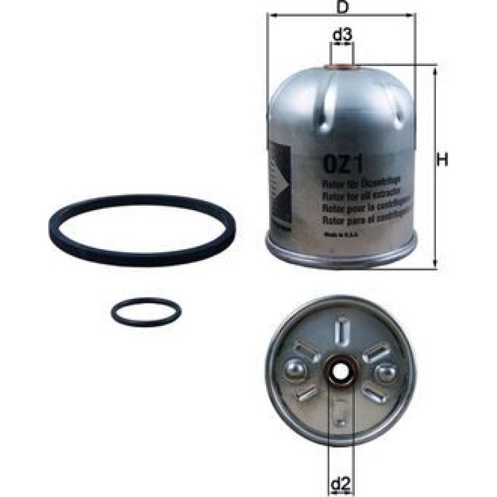 Knecht OZ 1D Ölfilter Knecht OZ 1D Ölfilter