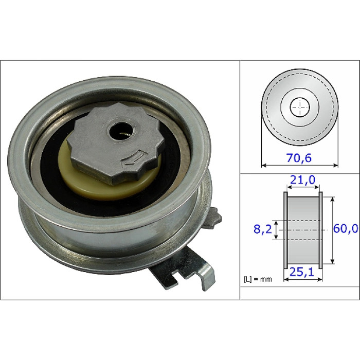 INA 531 0882 10 Spannrolle, Zahnriemen