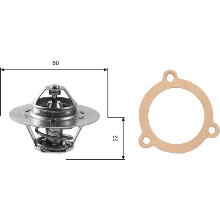 Gates TH12480G1 Thermostat, Kühlmittel