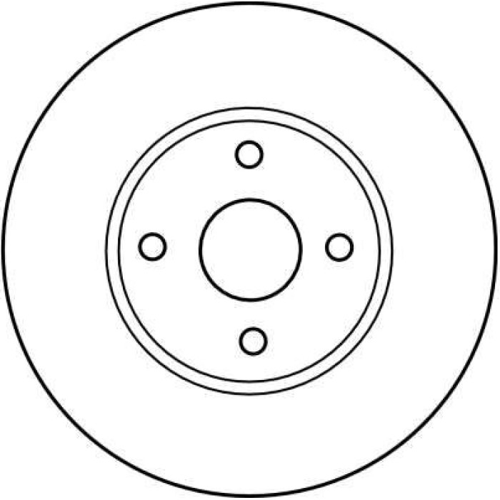 TRW DF4121 Bremsscheibe