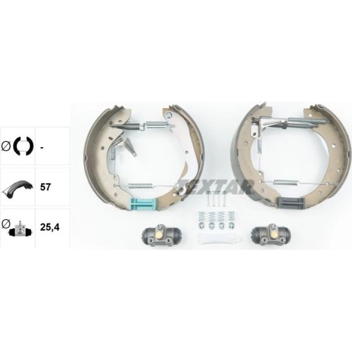 Textar 84030600 Bremsbackensatz Shoe Kit Pro