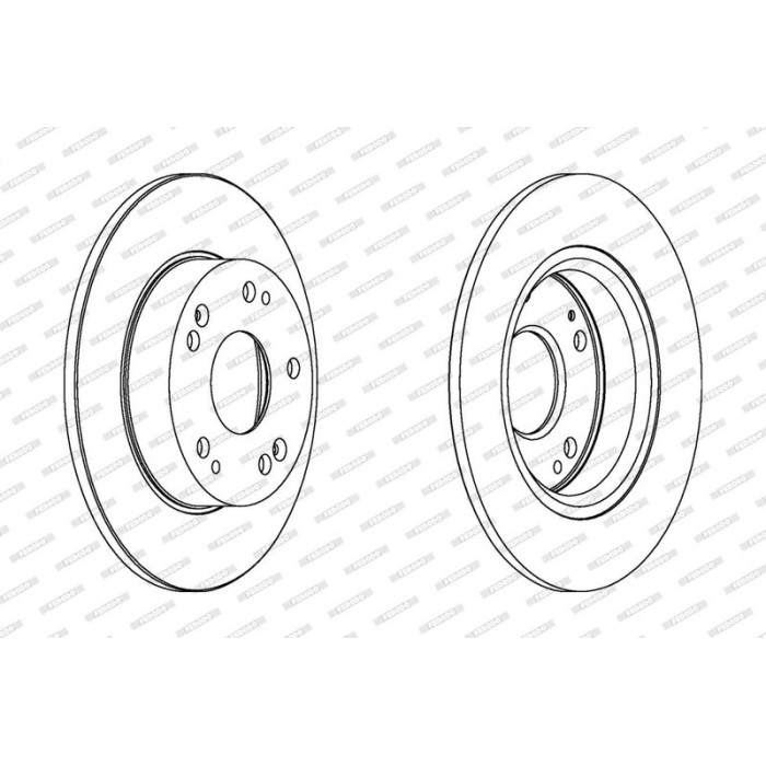 Ferodo DDF1558C Bremsscheibe PREMIER Coat+ disc Ferodo DDF1558C Bremsscheibe PREMIER Coat+ disc
