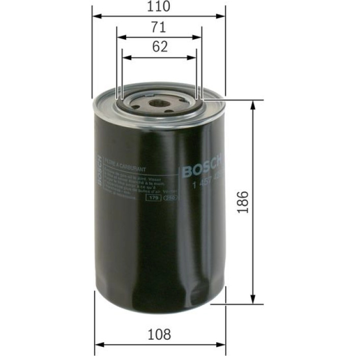 BOSCH 1 457 429 681 Kraftstofffilter BOSCH 1 457 429 681 Kraftstofffilter