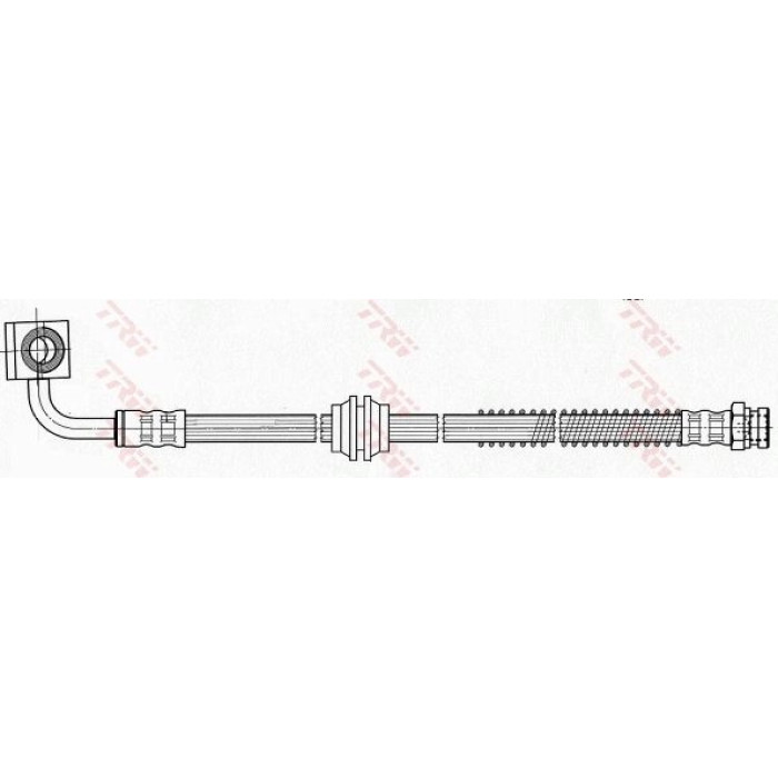 TRW PHD632 Bremsschlauch TRW PHD632 Bremsschlauch