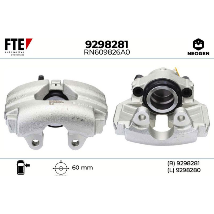 FTE 9298281 Bremssattel NEOGEN FTE 9298281 Bremssattel NEOGEN