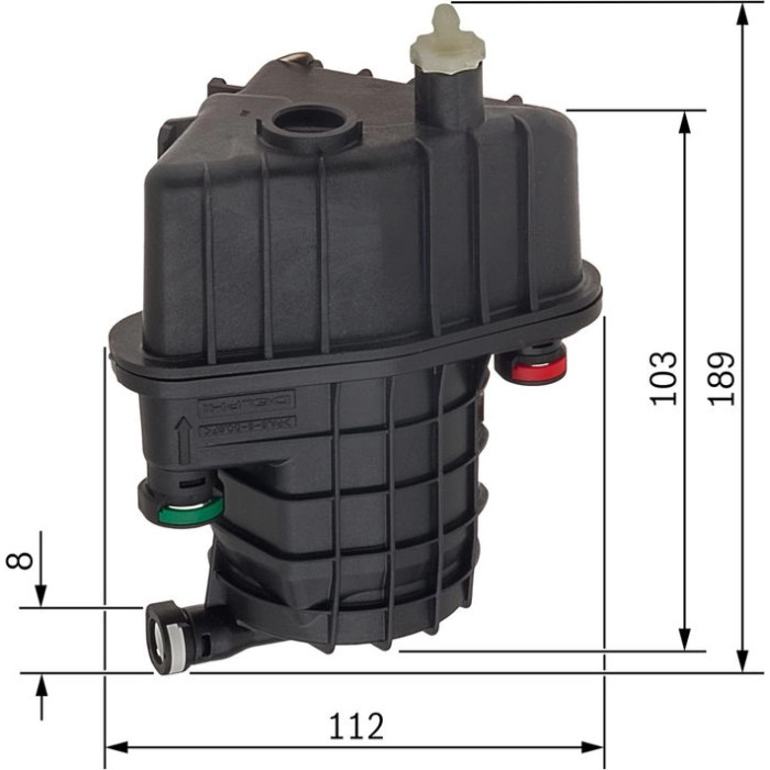 BOSCH 0 450 906 473 Kraftstofffilter