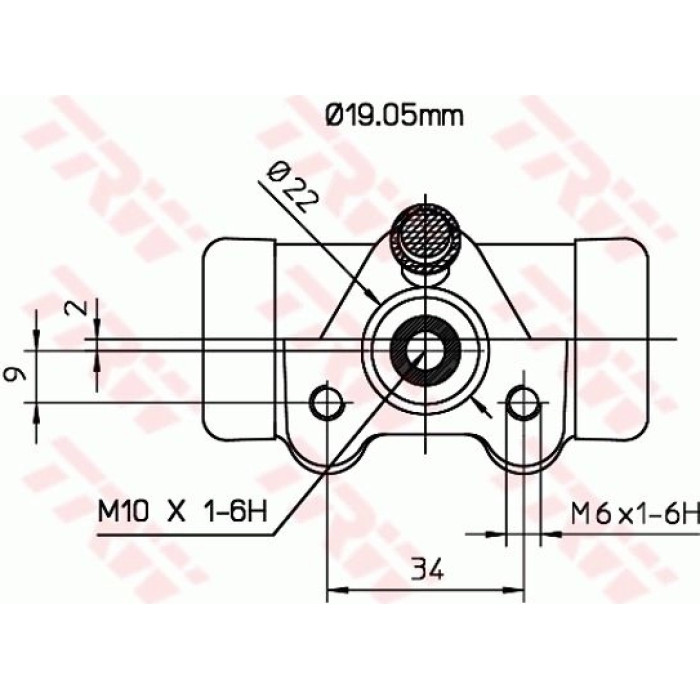 TRW BWD127 Radbremszylinder