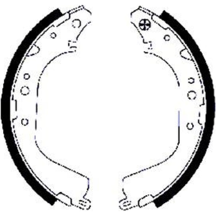 Textar 91050400 Bremsbackensatz Textar 91050400 Bremsbackensatz
