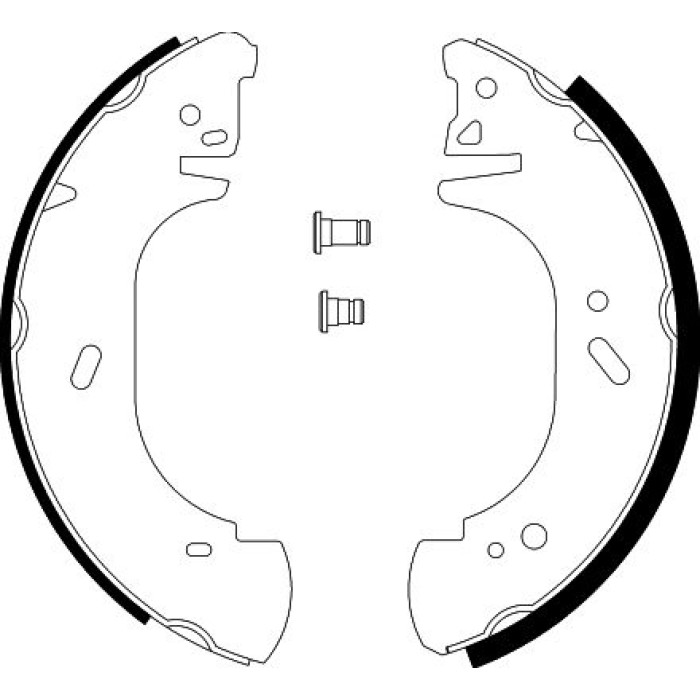 Bremsbackensatz 8DB 355 001-621 Bremsbackensatz 8DB 355 001-621